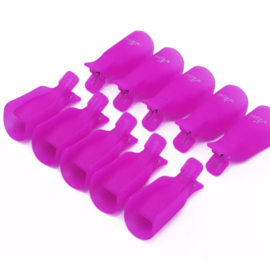 Gel polish soaker clips 10 stuks*