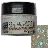 One touch white glitter 10gr**