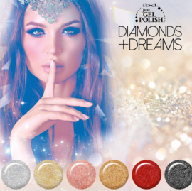 IBD just gel polish Glitter Struck Diamonds+Dreams collectie**