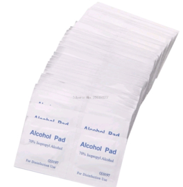 Alcohol pads doos 100 stuks*