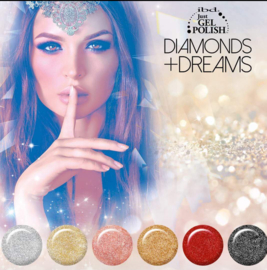 IBD just gel polish Flashy Diamonds+Dreams collectie**