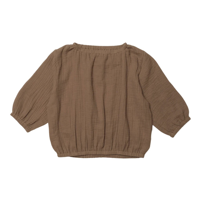 Huttelihut katoenen mousseline blouse, 92-110