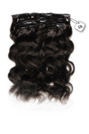 Clip in Extensions (Body Wave) kleur #1b