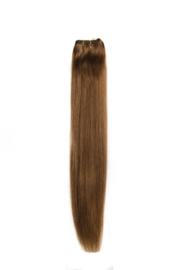 Indian (Shri) Hair weave (Steil) - #6 Light Chestnut Brown