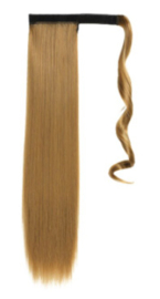 Wrap Around Ponytail - Premium Synthetic Fiber 22" Straight (#18/22) Warm Ginger Brown