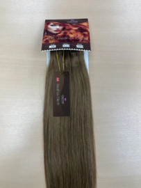 Human Hair Clip in Extensions (Steil) kleur #6/9 Dark Golden Brown