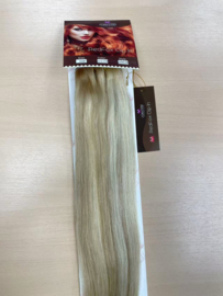 Human Hair Clip in Extensions (Steil) kleur #613/27 Light Blonde/ Dark Blonde