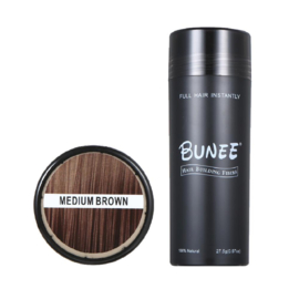 Bunee Hair Fibers -  Medium Brown