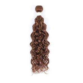 Sale  - 100% Human Hair Weave - Deep Curly - #30 Ginger Brown - 8''