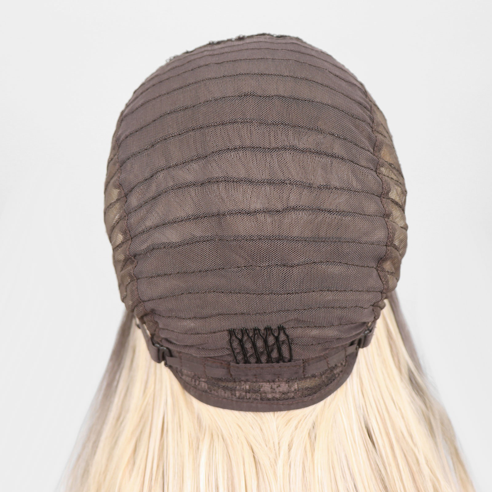 Luxe Synthetische Lace Front Pruik - Sofia (Donkerbruin naar lichtblonde ombre)