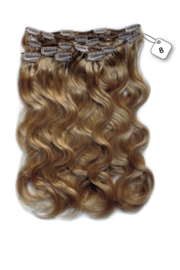 Clip in Extensions (Body Wave) kleur #8