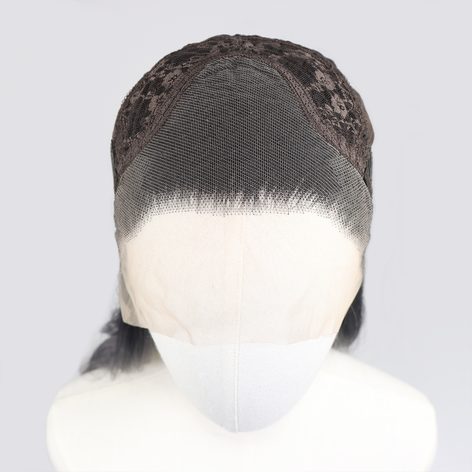 Luxe Synthetische Lace Front Pruik - Rihana (Zilvergrijs balayage)