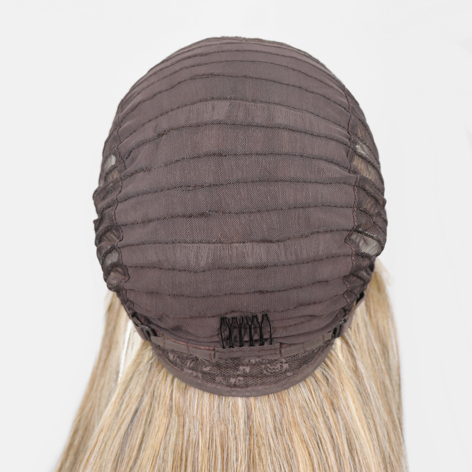 Luxe Synthetische Lace Front Pruik - Vanessa (Beige blond met highlights)