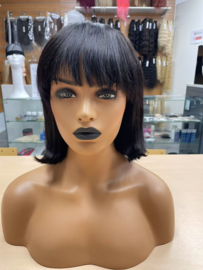 Pruiken Dames - Echt Haar/ Indian Human Hair / Nicki bob Short wig 8 INCH-14 INCH