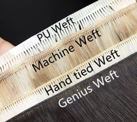 Virgin Hair Weave - Genius Weft #12 Ash Blonde