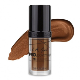 L.A. Girl PRO Coverage HD Foundation - Rich Cocoa (GLM655)