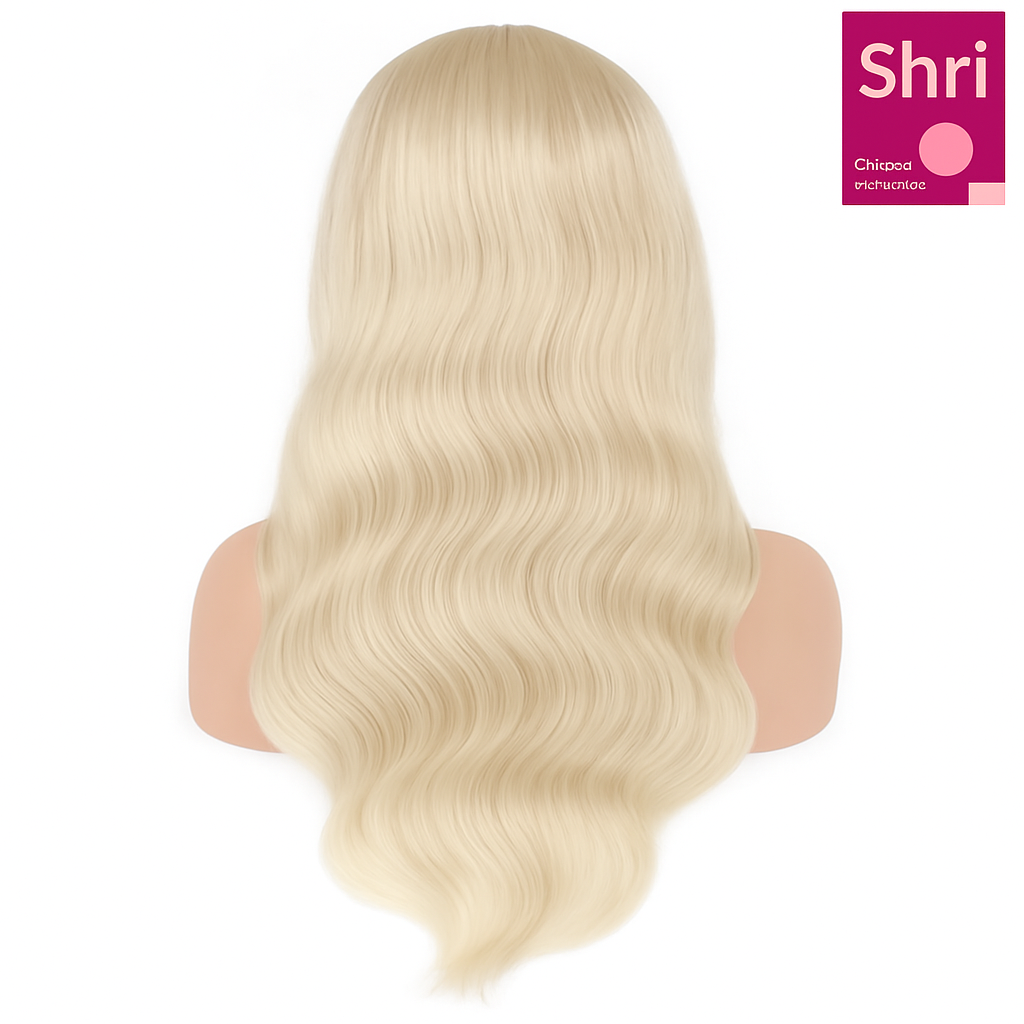 Indian (Shri) Human Hair (BLOND #613) Front Lace Wig (Body Wave)