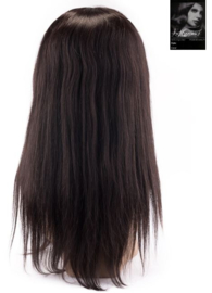 100% Virgin Front Lace Wig (Steil)