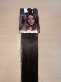 Microring Extensions/I-tip Extensions (Steil) kleur #2 Deep Dark Brown