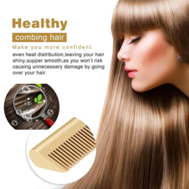 Electric Heat Pressing Comb Hair Straightener- Temperature Adjustable