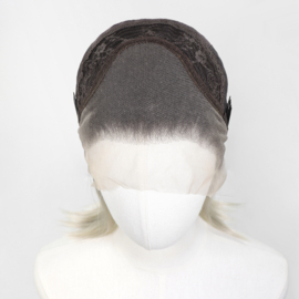 Luxe Synthetische Lace Front Pruik - Khloe （donkere uitgroei met ijzig blond）