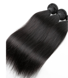 Sale  - 100% Human Hair Weave -  #1b Natural Black - Steil