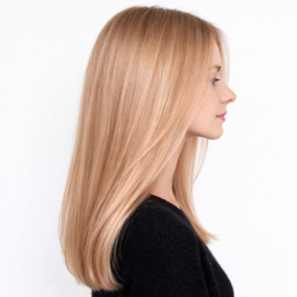 Sale - Human hair Microring Extensions (Steil) 55cm #21A/21B Baby Peach/ Blonde