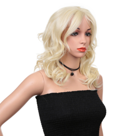 Premium Synthetic Fiber Lace Wig- Grace 16 INCH