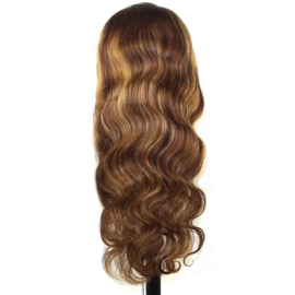 Indian (Shri) Human Hair Front Lace Wig (Body Wave) #4/27