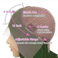 Sale - Front Lace Wig 13*4 - 100% Human Hair - #1b/613 -  18''(45cm) and 22''(55cm)