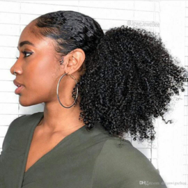 Shri Ponytail Afro Kinky Curly 10''