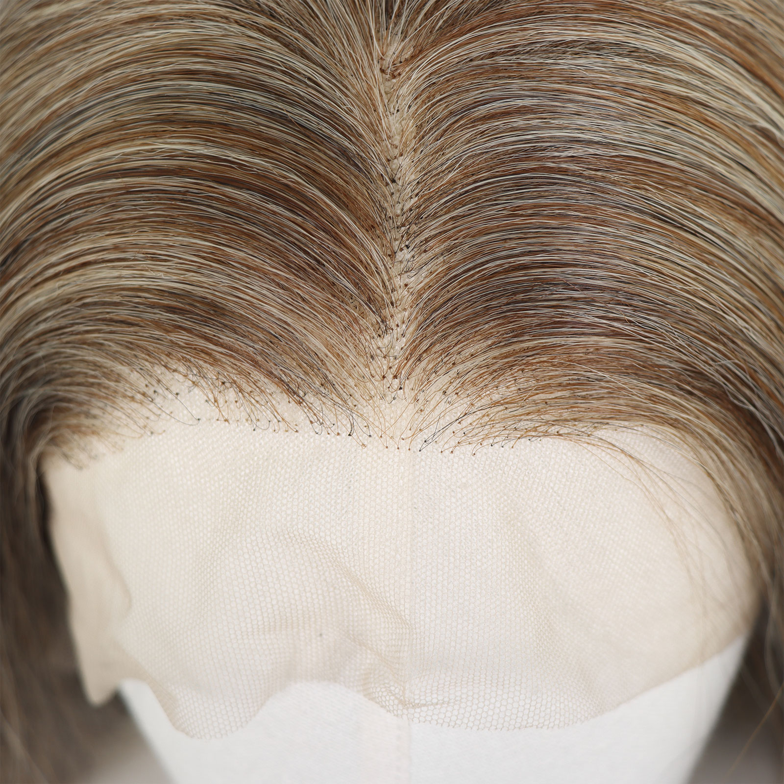 Luxe Synthetische Lace Front Pruik - Vanessa (Beige blond met highlights)