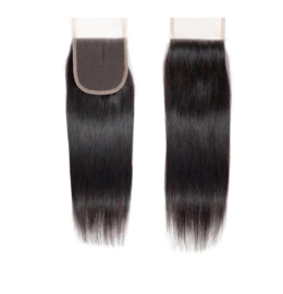 Sale - 100% Human hair HD closure 4*4 Straight 18''-20'' / 45cm-55cm