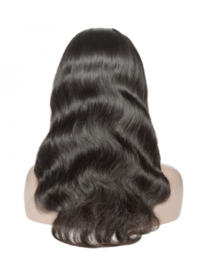 Sale - Full Lace Wig - 100% Human Hair - Body Wave - #1b