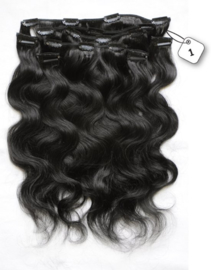 Clip in Extensions (Body Wave) kleur #1