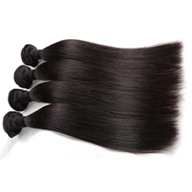 Sale  - 100% Virgin Hair Weave -  #1b Natural Black - Steil