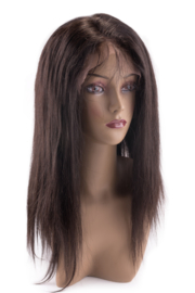 100% Virgin Front Lace Wig (Steil)