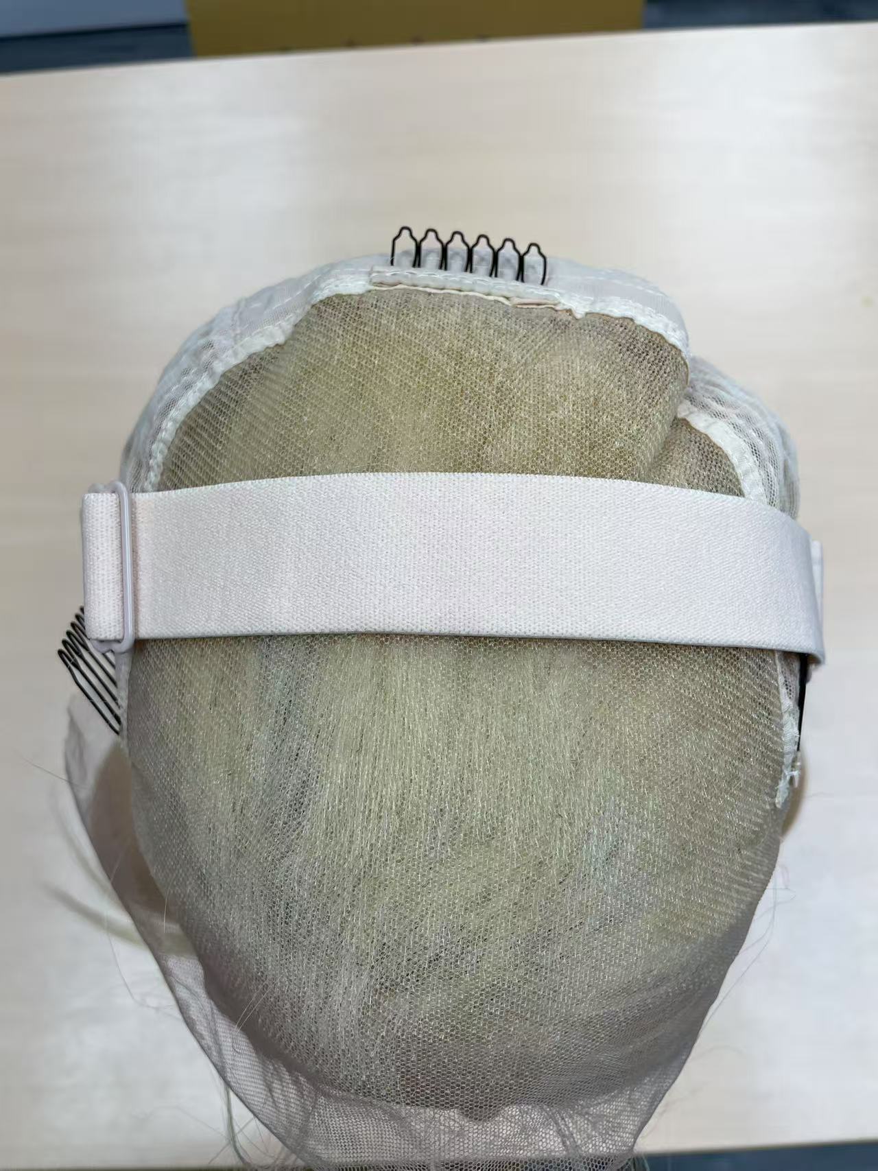 Indian (Shri) Human Hair (BLOND #613) Front Lace Wig (Steil)