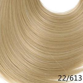 Wrap Around Ponytail - Premium Synthetic Fiber 22" Wavy (#22/613 Licht Blond) P009