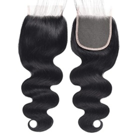 Sale - 100% Human hair HD closure 4*4 Bodywave 18''-20'' / 45cm-55cm