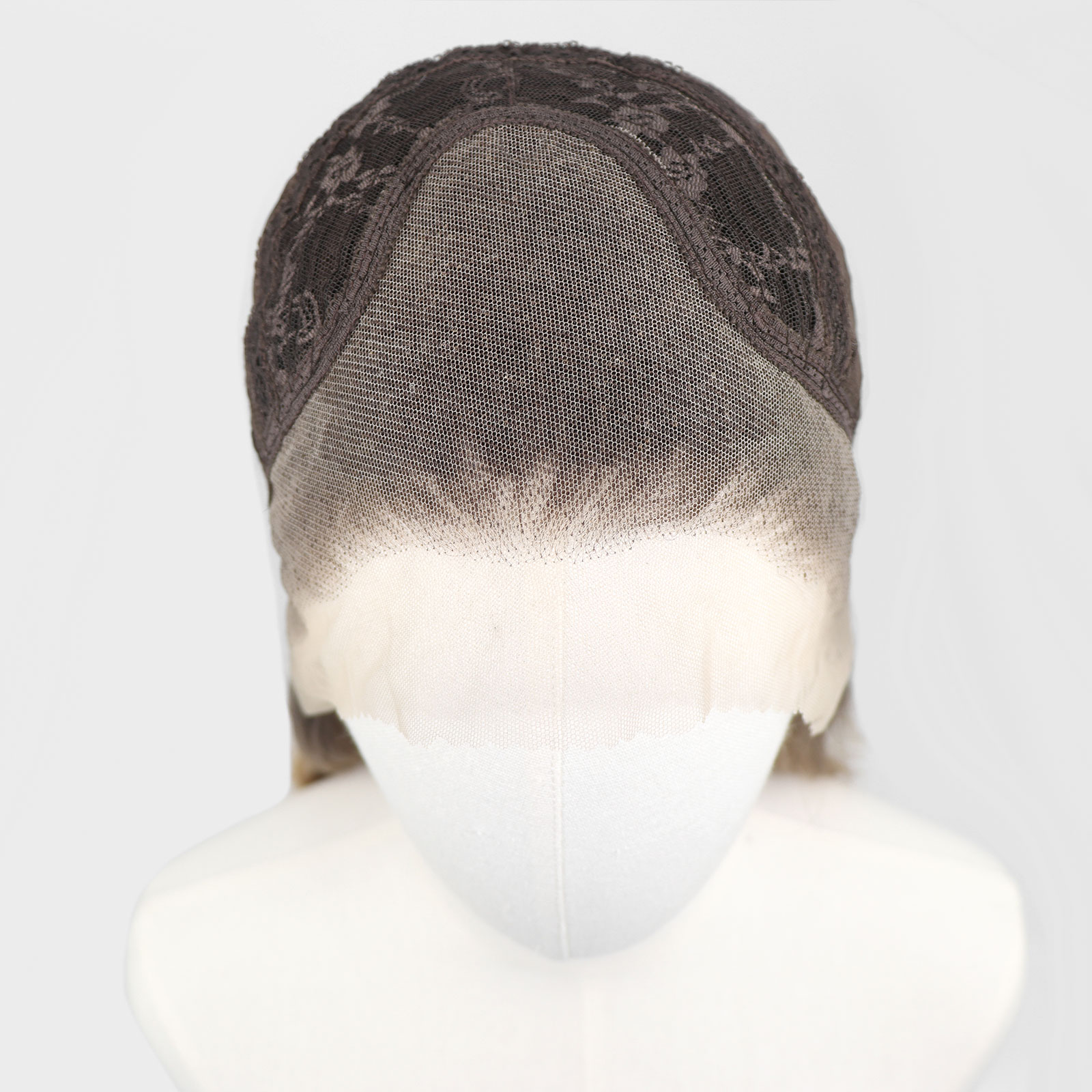 Luxe Synthetische Lace Front Pruik - Sofia (Donkerbruin naar lichtblonde ombre)