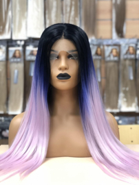 Synthetische Wig Funky Purple Pink- Avril
