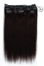 Clip in Extensions (Steil) kleur #1b