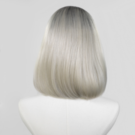 Luxe Synthetische Lace Front Pruik - Khloe （donkere uitgroei met ijzig blond）