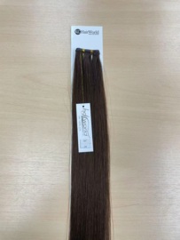 Virgin Hair Weave - Genius Weft 20gram #2 Deep Dark Brown