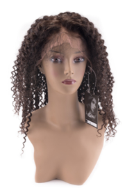100% Virgin Front Lace Wig (Jerry Curl)