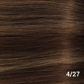 Indian (Shri) Hair weave (Steil) - #4/27 Chocolate Brown/ Dark Blonde