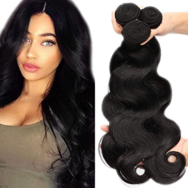 Sale  - 100% Human Hair Weave -  #1b Natural Black - Body Wave