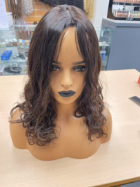 Sale - Human hair Wig- no lace - 100% Human Hair - Curly 16inch maar één stuk 2/30