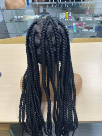 Sale  - Long Triangle Part Box Braids Full Lace Wig-32inch-synthetic braids